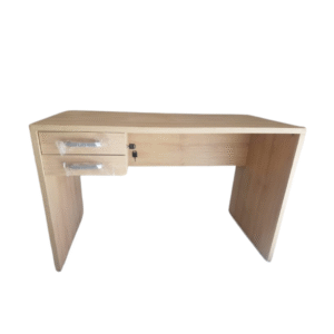 Mesa 25mm com duas gavetas com chaves